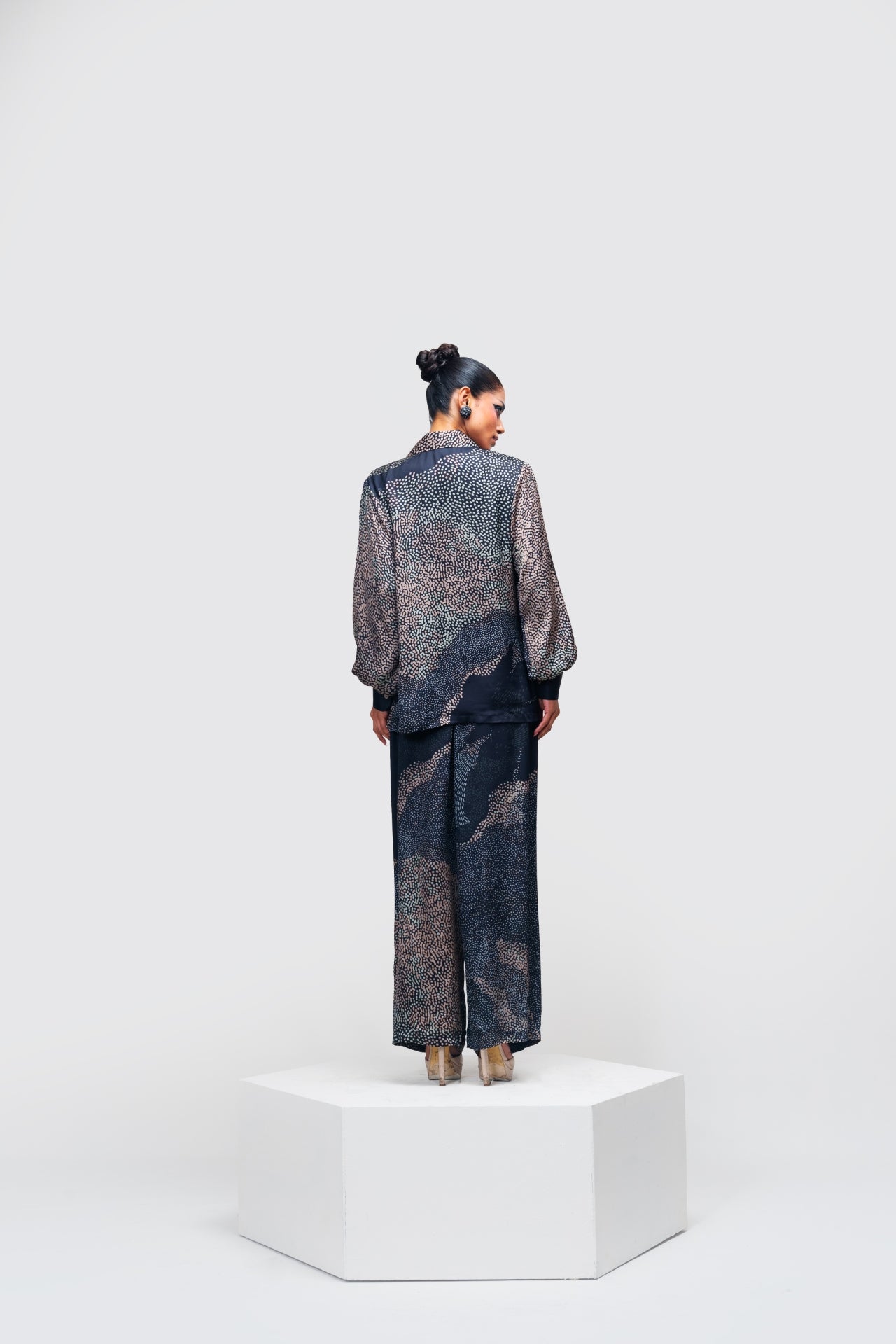 Midnight Scatter Co-ord Set – Black