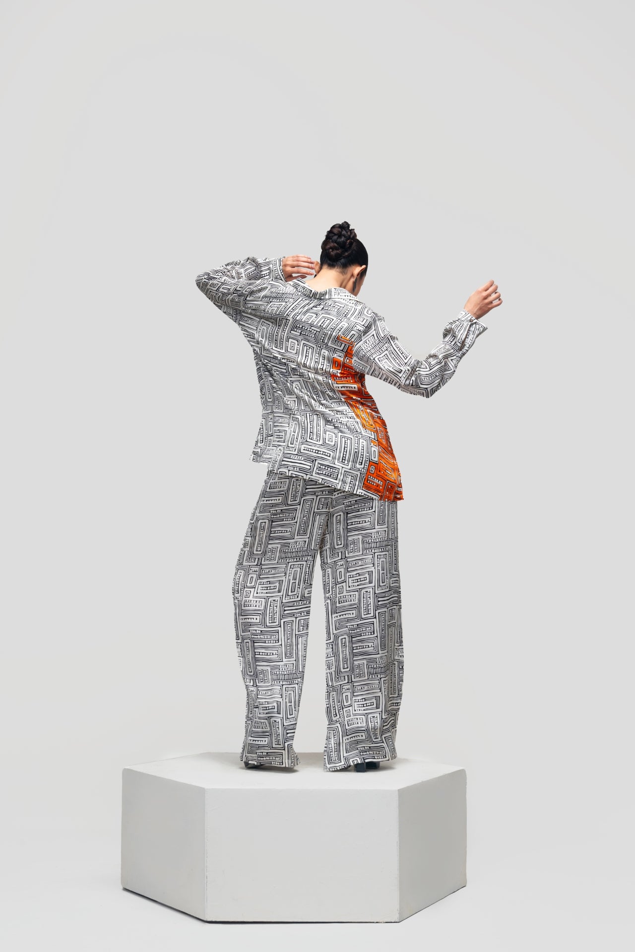 Endless Maze Shirt – Burnt Orange