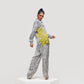 Endless Maze Co-ord Set – Lime Yellow