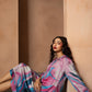 Rose Reverie Ruched Dress