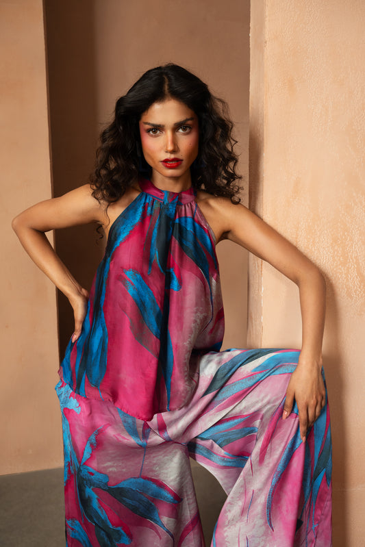 Rose Reverie Halter Set