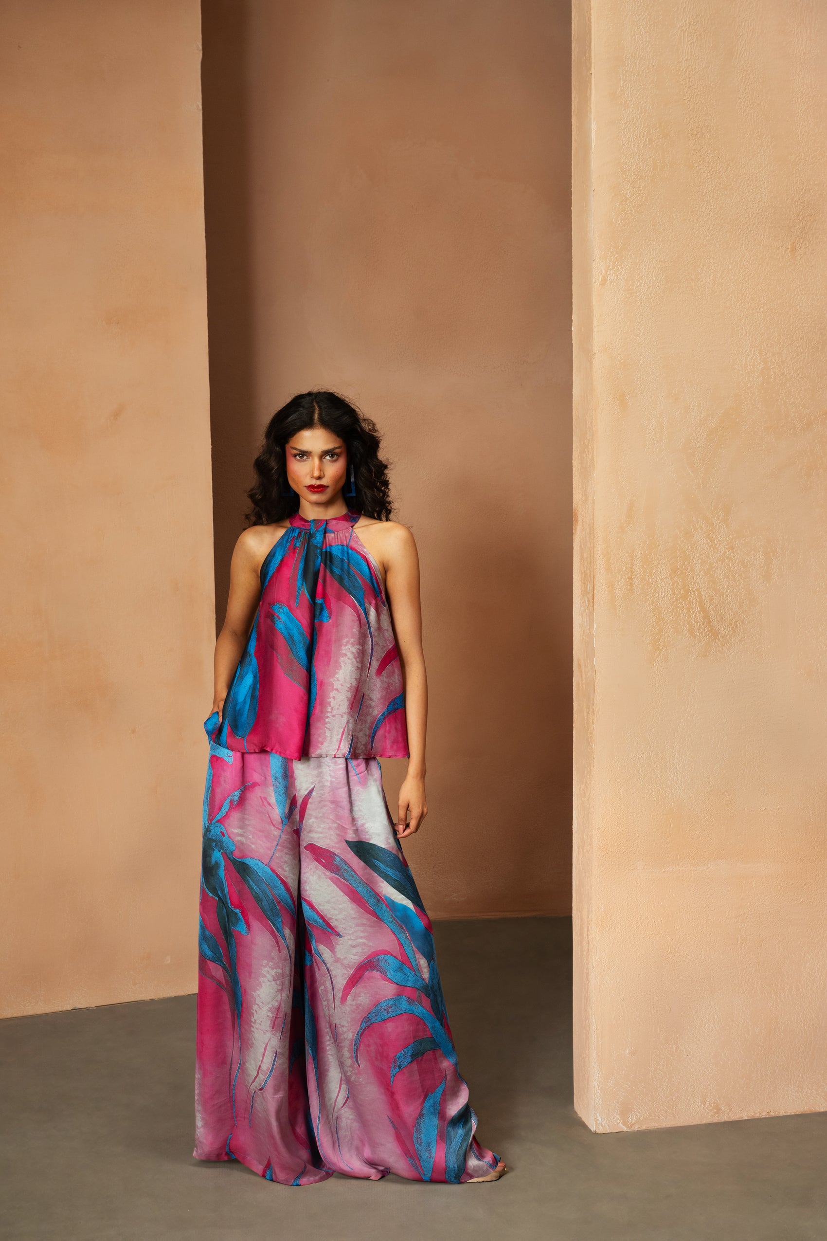 Rose Reverie Halter Set