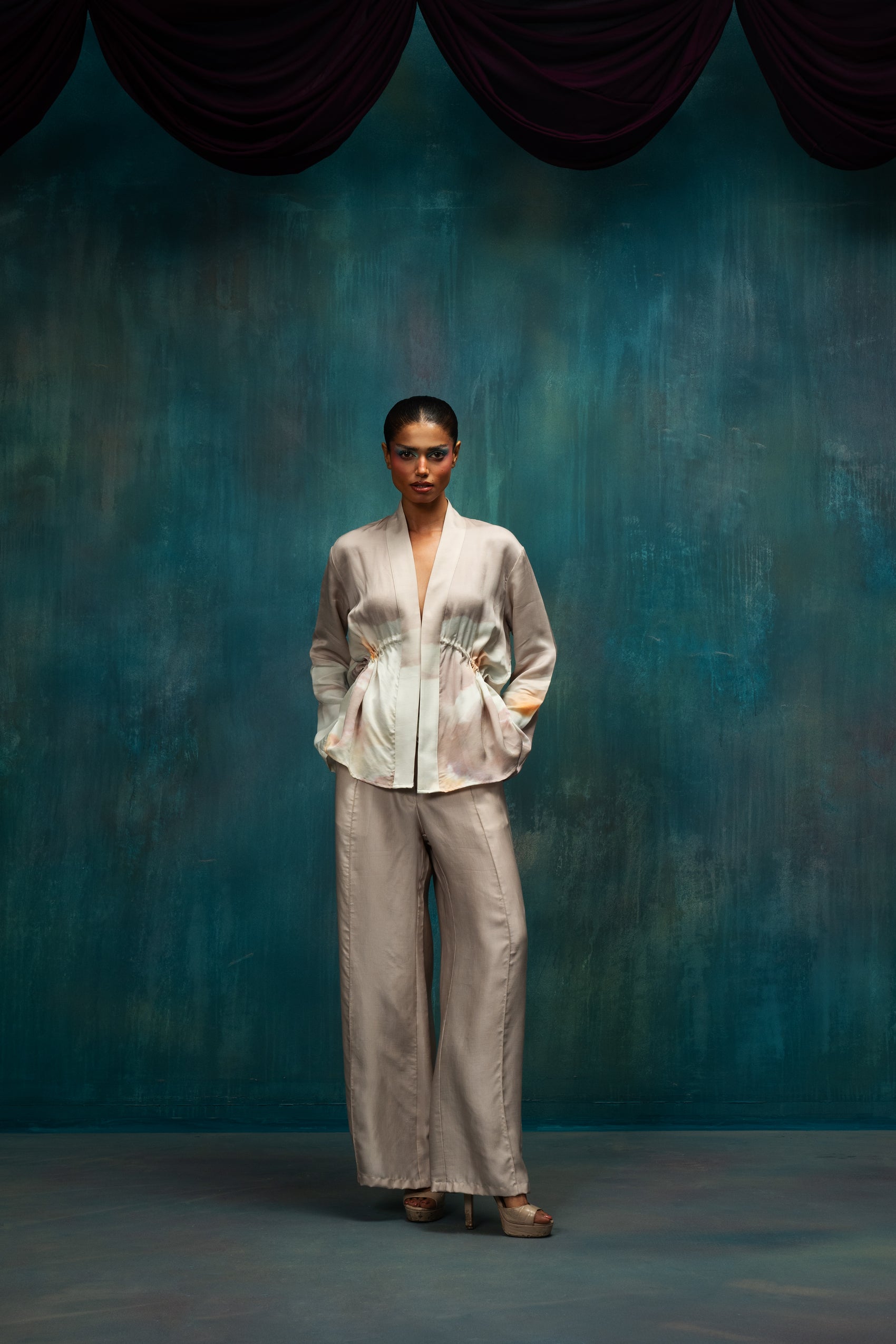 Rose Wash Relaxed Co-ord Set – Dust Rose