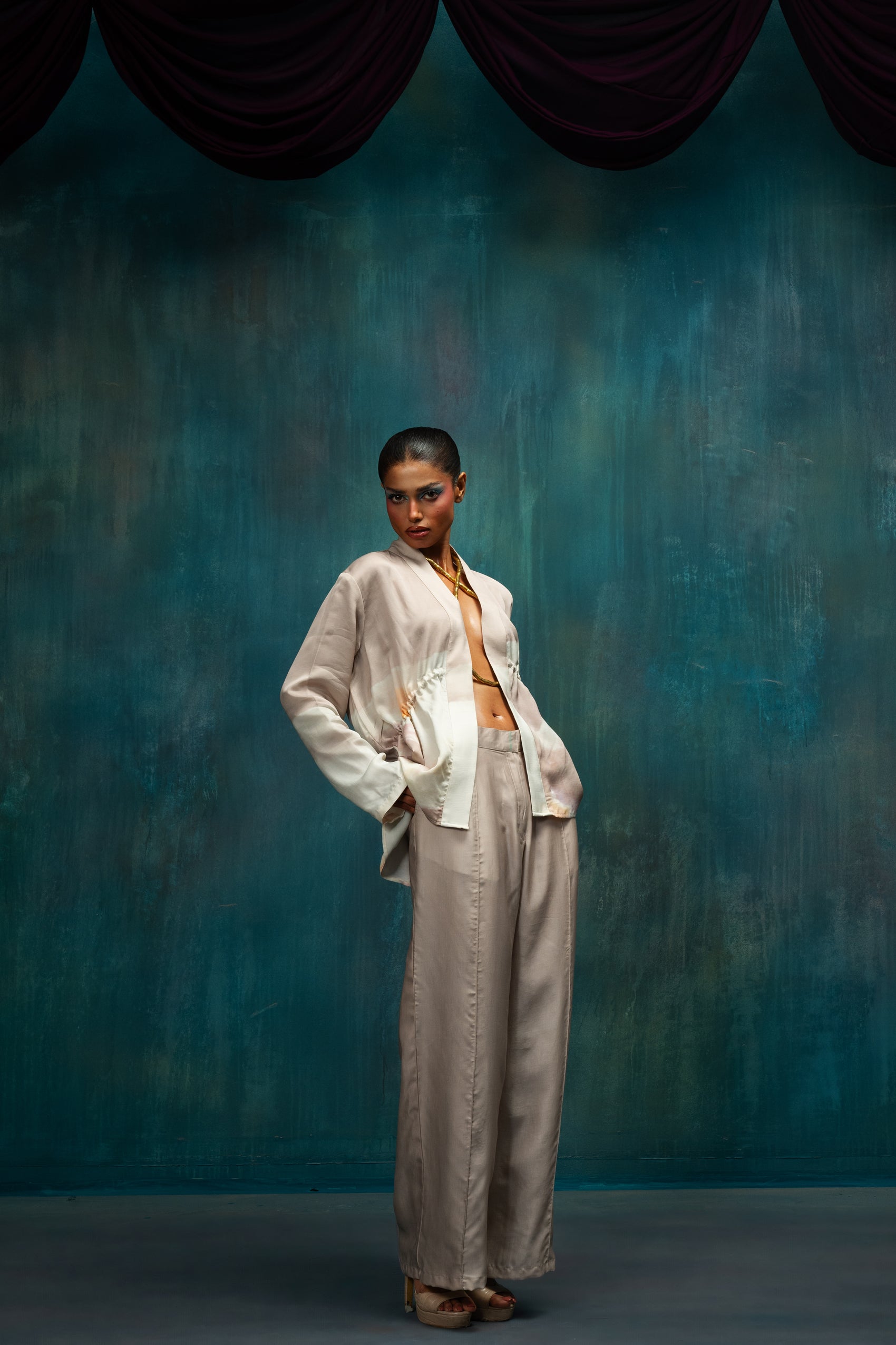 Rose Wash Relaxed Co-ord Set – Dust Rose