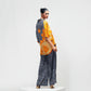 Solar Echo Designer Co-ord Set – Black Orange