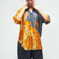 Solar Echo Designer Co-ord Set – Black Orange