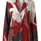 Crimson Pulse Embellished Blazer Set | Evolve